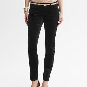 SIZE:L(32) BANANA REPUBLIC BLACK FAUX VELVET PANTS